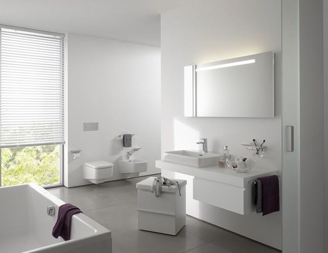 LAUFEN PRO S umyvadlo 60 cm, s otvorem pro baterii a přepadem H8179590001041 Obrázek - fotka