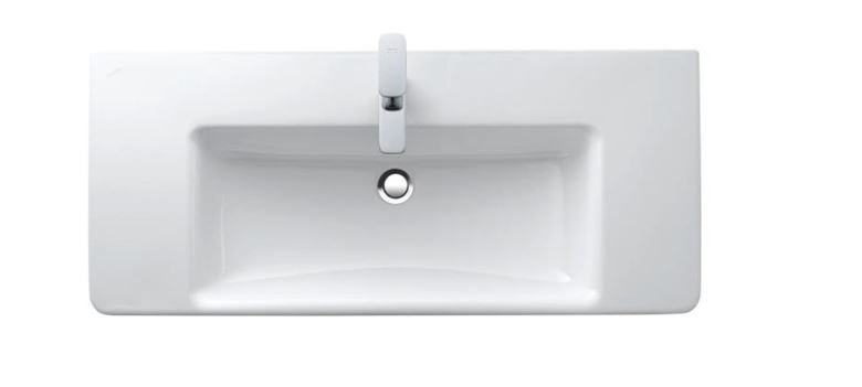 LAUFEN PRO S umyvadlo 105 cm, s otvorem pro baterii a přepadem H8169660001041 Obrázek - fotka
