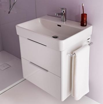 LAUFEN PRO S umyvadlo 60 cm, s otvorem pro baterii a přepadem H8109630001041 Obrázek - fotka