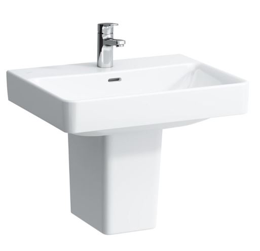 LAUFEN PRO S umyvadlo 60 cm, s otvorem pro baterii a přepadem H8109630001041 Obrázek - fotka