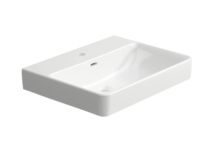 LAUFEN PRO S umyvadlo 60 cm, s otvorem pro baterii a přepadem, LCC H8109634001041 Obrázek - Hlavní obrázek