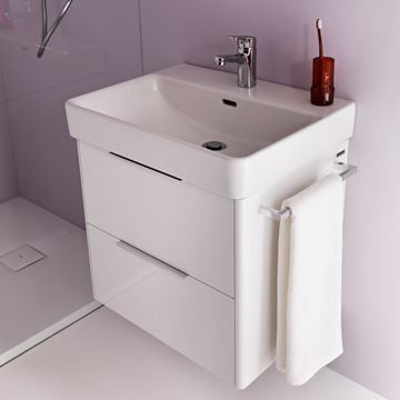 LAUFEN PRO S umyvadlo 60 cm, s otvorem pro baterii a přepadem, LCC H8109634001041 Obrázek - fotka