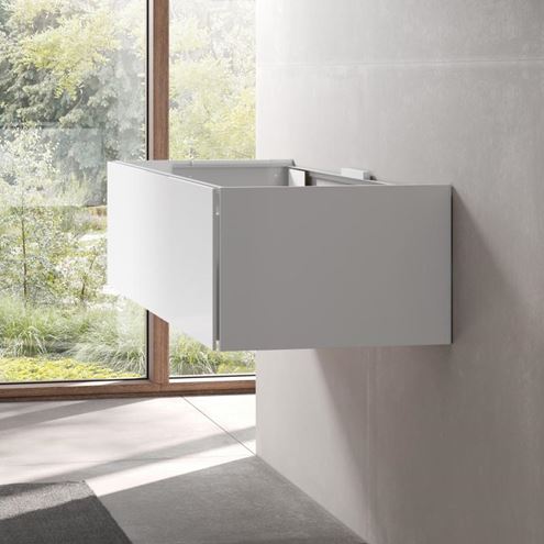 KEUCO EDITION 11 skříňka pod umyvadlo 140x53,5x35 cm, 1 zásuvka, Push-open, bílá 31361380000 Obrázek - fotka