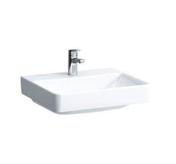 LAUFEN PRO S umyvadlo 60 cm, s otvorem pro baterii, bez přepadu, LCC
