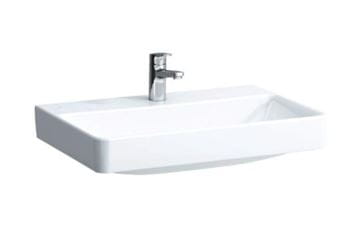 LAUFEN PRO S umyvadlo 65 cm, s otvorem pro baterii, bez přepadu, LCC