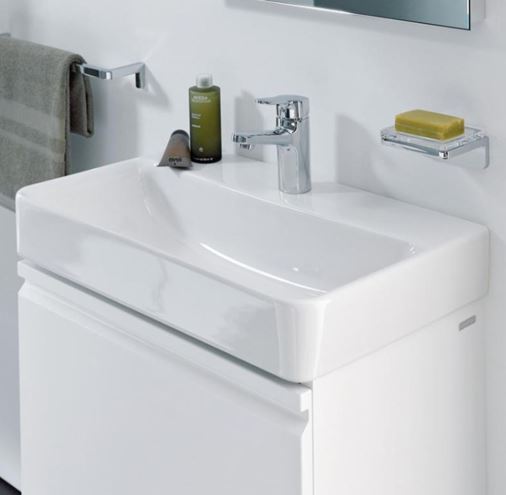 LAUFEN PRO S umyvadlo 65 cm, s otvorem pro baterii, bez přepadu, LCC H8109644001561 Obrázek - fotka