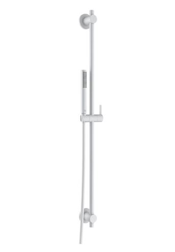 KLUDI NOVA FONTE PURISTIC 1S sprchová souprava 3-dílná, ruční sprcha 205 mm, tyč, hadice, matná bílá 2084053-15 Obrázek - Hlavní obrázek