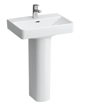 LAUFEN PRO S umyvadlo 55 cm, s otvorem pro baterii a přepadem, LCC H8189584001041 Obrázek - fotka