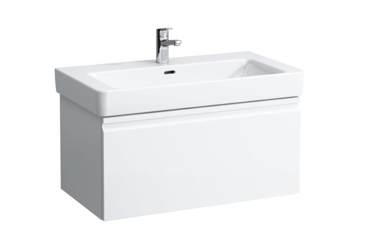 LAUFEN PRO S umyvadlo 85 cm, s otvorem pro baterii a přepadem, LCC H8139654001041 Obrázek - fotka