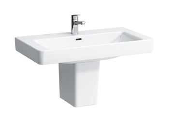LAUFEN PRO S umyvadlo 85 cm, s otvorem pro baterii a přepadem, LCC H8139654001041 Obrázek - fotka
