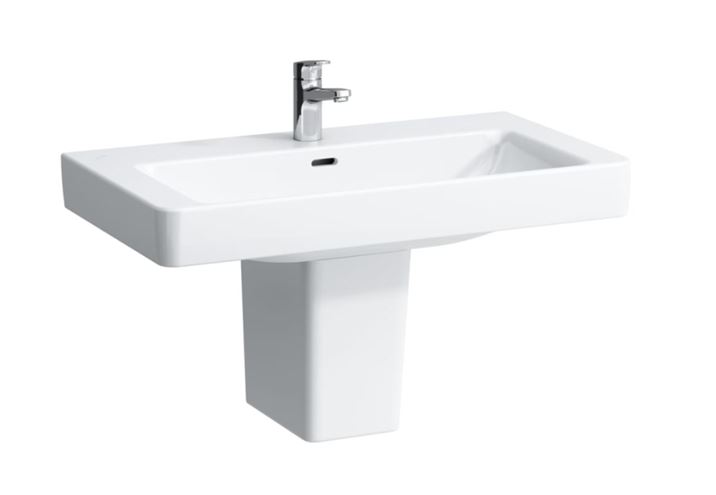 LAUFEN PRO S umyvadlo 85 cm, s otvorem pro baterii a přepadem, LCC H8139654001041 Obrázek - fotka