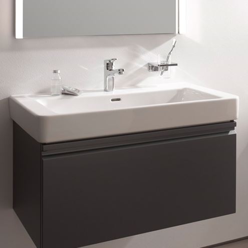 LAUFEN PRO S umyvadlo 85 cm, s otvorem pro baterii a přepadem, LCC H8139654001041 Obrázek - fotka