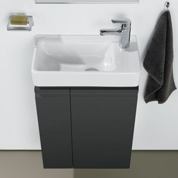 LAUFEN PRO S umývátko 48 cm, s otvorem pro baterii vpravo a přepadem, LCC H8159544001041 Obrázek - fotka