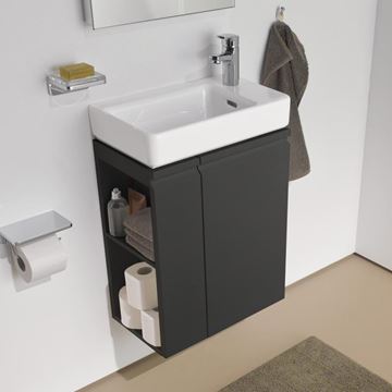 LAUFEN PRO S umývátko 48 cm, s otvorem pro baterii vpravo a přepadem, LCC H8159544001041 Obrázek - fotka