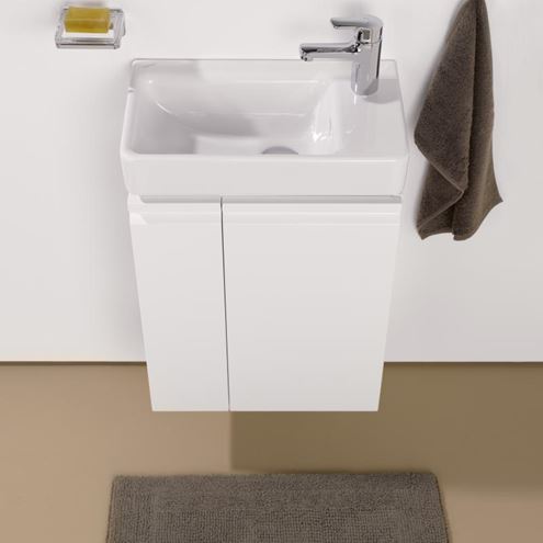 LAUFEN PRO S umývátko 48 cm, s otvorem pro baterii vpravo a přepadem H8159540001041 Obrázek - fotka