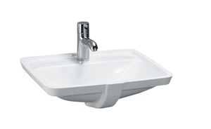 LAUFEN PRO S umyvadlo 49 cm, s otvorem pro baterii a přepadem