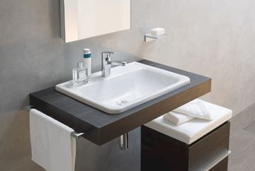 LAUFEN PRO S umyvadlo 56 cm, s otvorem pro baterii a přepadem H8189630001041 Obrázek - fotka