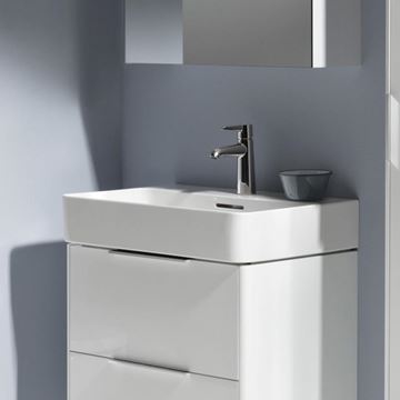 LAUFEN VAL umyvadlo 55 cm, s otvorem pro baterii a přepadem H8102820001041 Obrázek - fotka