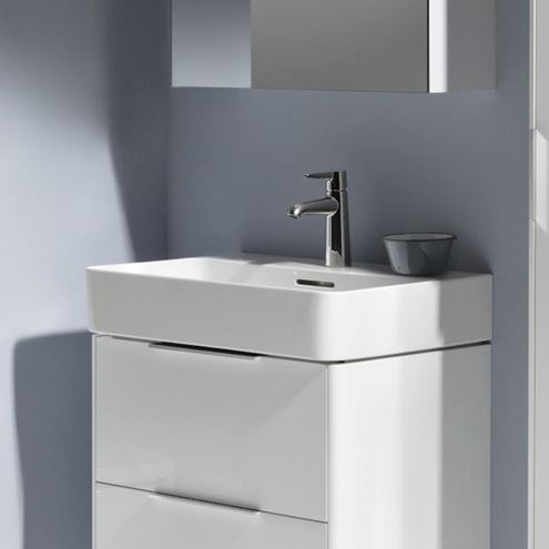 LAUFEN VAL umyvadlo 55 cm, s otvorem pro baterii a přepadem H8102820001041 Obrázek - fotka