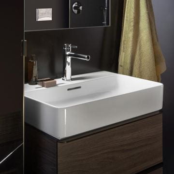 LAUFEN VAL umyvadlo 60 cm, s otvorem pro baterii a přepadem, LCC H8102834001041 Obrázek - fotka
