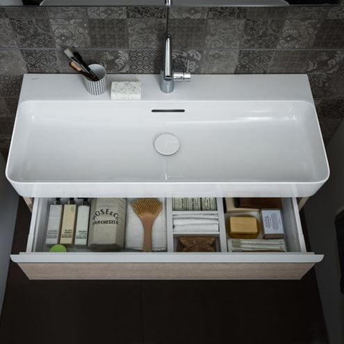 LAUFEN VAL umyvadlo 75 cm, s otvorem pro baterii a přepadem, LCC H8102854001041 Obrázek - fotka