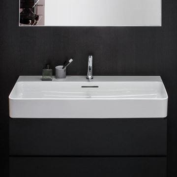 LAUFEN VAL umyvadlo 95 cm, s otvorem pro baterii a přepadem, LCC H8102874001041 Obrázek - fotka
