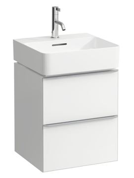 LAUFEN VAL umývátko 45 cm, s otvorem pro baterii a přepadem H8152810001041 Obrázek - fotka