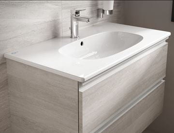 IDEAL STANDARD TESI umyvadlo 82,5 cm, s otvorem pro baterii a přepadem T350901 Obrázek - fotka