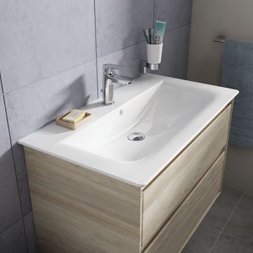 IDEAL STANDARD CONNECT AIR umyvadlo 84 cm, s otvorem pro baterii a přepadem E027901 Obrázek - fotka