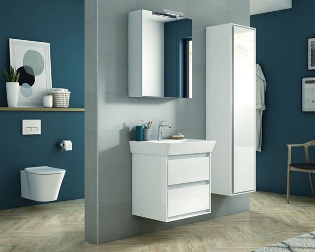 IDEAL STANDARD CONNECT AIR umyvadlo 60 cm, s otvorem pro baterii a přepadem E029801 Obrázek - fotka