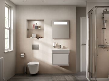 IDEAL STANDARD CONNECT AIR umyvadlo 60 cm, s otvorem pro baterii a přepadem E029801 Obrázek - fotka