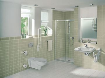 IDEAL STANDARD CONTOUR 21 bezbariérové umyvadlo 65 cm, s otvorem pro baterii a přepadem V216801 Obrázek - fotka