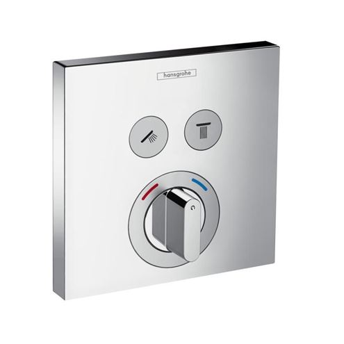 HANSGROHE SHOWER SELECT podomítková baterie, pro 2 spotřebiče, chrom 15768000 Obrázek - Hlavní obrázek
