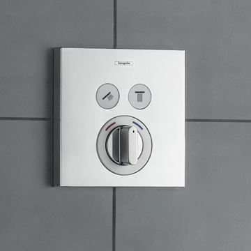 HANSGROHE SHOWER SELECT podomítková baterie, pro 2 spotřebiče, chrom 15768000 Obrázek - fotka