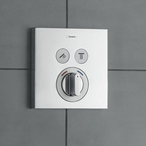 HANSGROHE SHOWER SELECT podomítková baterie, pro 2 spotřebiče, chrom 15768000 Obrázek - fotka
