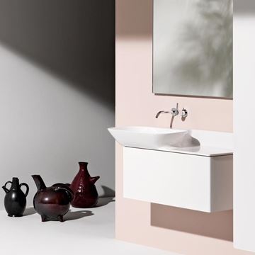 LAUFEN INO skříňka pod umyvadlo 77x34,8x35,5 cm, 1 zásuvka, Push-open, matná bílá H4254010301701 Obrázek - fotka