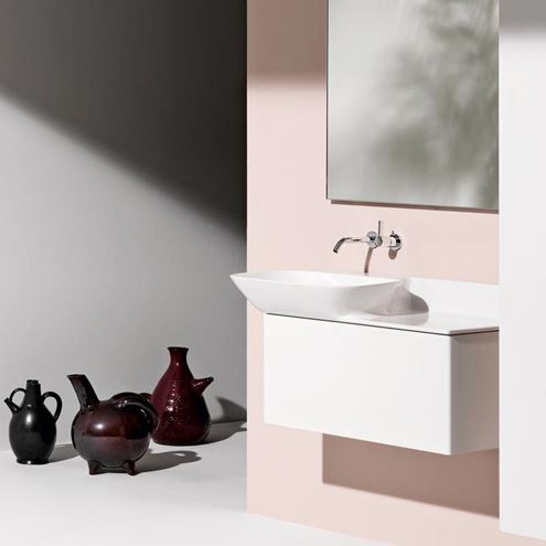 LAUFEN INO skříňka pod umyvadlo 77x34,8x35,5 cm, 1 zásuvka, Push-open, matná bílá H4254010301701 Obrázek - fotka