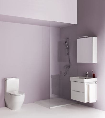 LAUFEN BASE skříňka pod umyvadlo 57x35,8x51,5 cm, 2 zásuvky, lesklá bílá H4022121102611 Obrázek - fotka