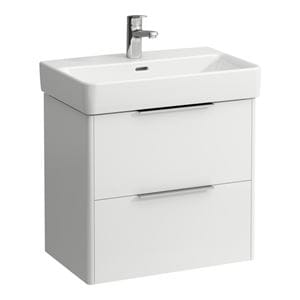 LAUFEN BASE skříňka pod umyvadlo 57x35,8x51,5 cm, 2 zásuvky, lesklá bílá