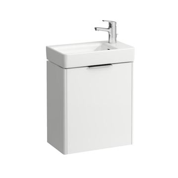 LAUFEN BASE skříňka pod umývátko 46x26,7x51,5 cm, 1 dvířka, panty vpravo, matná bílá