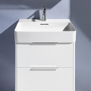 LAUFEN BASE skříňka pod umyvadlo 53,3x39,1x51,5 cm, 2 zásuvky, bílá mat H4021921102601 Obrázek - fotka