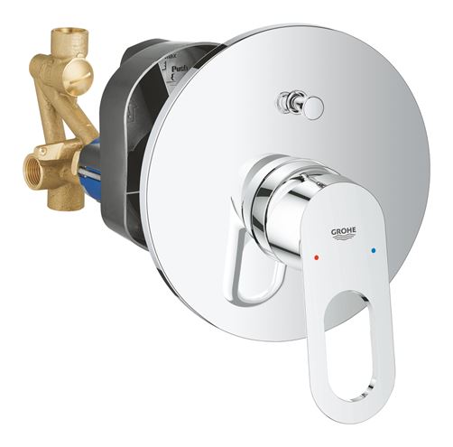 GROHE BAULOOP vanová podomítková baterie, s přepínačem, s tělesem, chrom 29081000 Obrázek - Hlavní obrázek