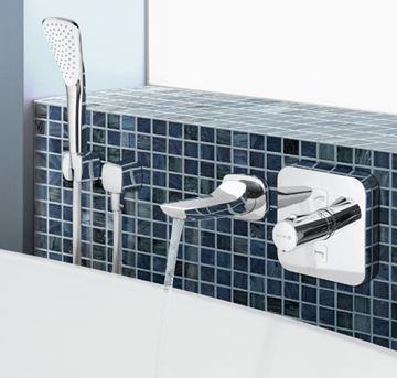 KLUDI PUSH podomítková termostatická baterie, pro 2 spotřebiče, chrom 389110538 Obrázek - fotka