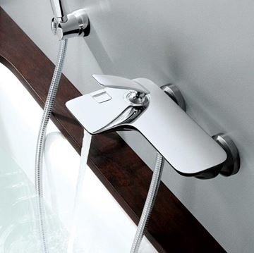 KLUDI BALANCE vanová nástěnná baterie, s přepínačem, chrom 524450575 Obrázek - fotka