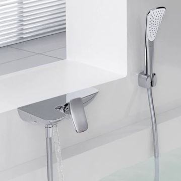 KLUDI AMBA vanová nástěnná baterie, s přepínačem, chrom 534450575 Obrázek - fotka