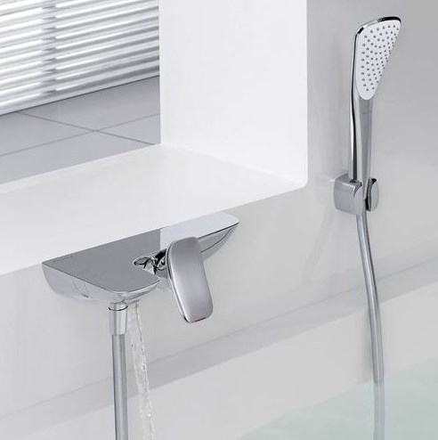 KLUDI AMBA vanová nástěnná baterie, s přepínačem, chrom 534450575 Obrázek - fotka