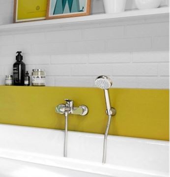 KLUDI PURE&EASY vanová nástěnná baterie, s přepínačem, chrom 376810565 Obrázek - fotka