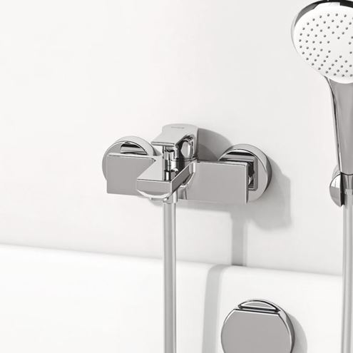 KLUDI ZENTA SL vanová nástěnná baterie, s přepínačem, chrom 486700565 Obrázek - fotka