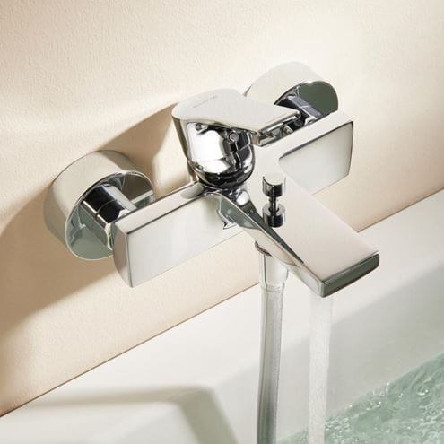 KLUDI ZENTA SL vanová nástěnná baterie, s přepínačem, chrom 486700565 Obrázek - fotka
