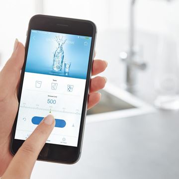 GROHE BLUE HOME dřezová elektronická baterie, s filtračním a chladícím zařízením, Bluetooth, napájení ze sítě, supersteel 31456DC1 Obrázek - fotka